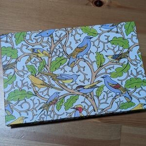 Colorful Bird Patterned Notebook